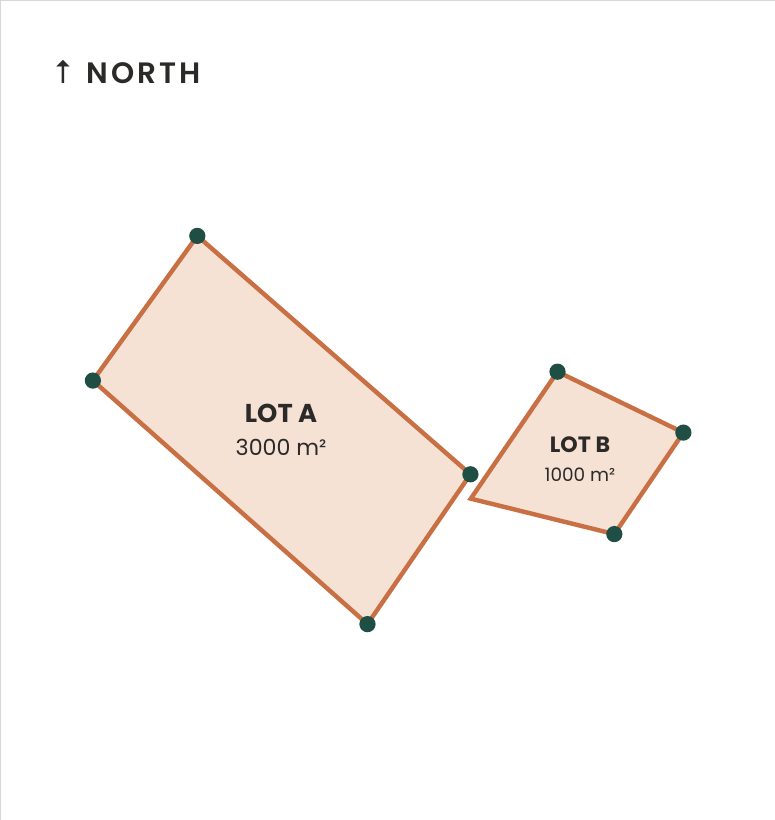 Playa Jiquiliste lots A and B boundaries