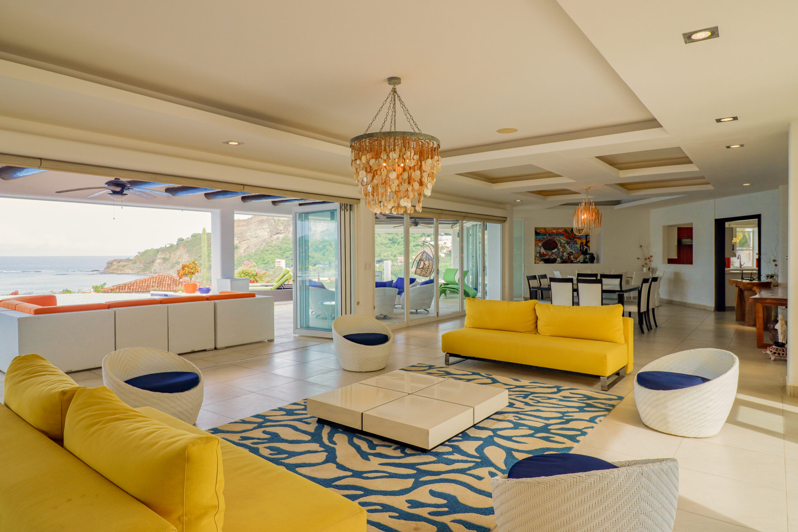 Villa ti mar san juan del sur house for sale great room ocean view