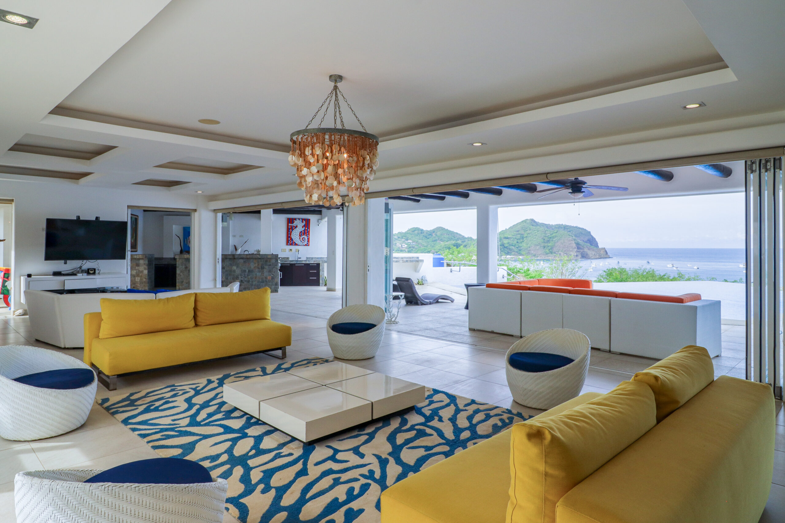 Villa ti mar san juan del sur house for sale lounge ocean view